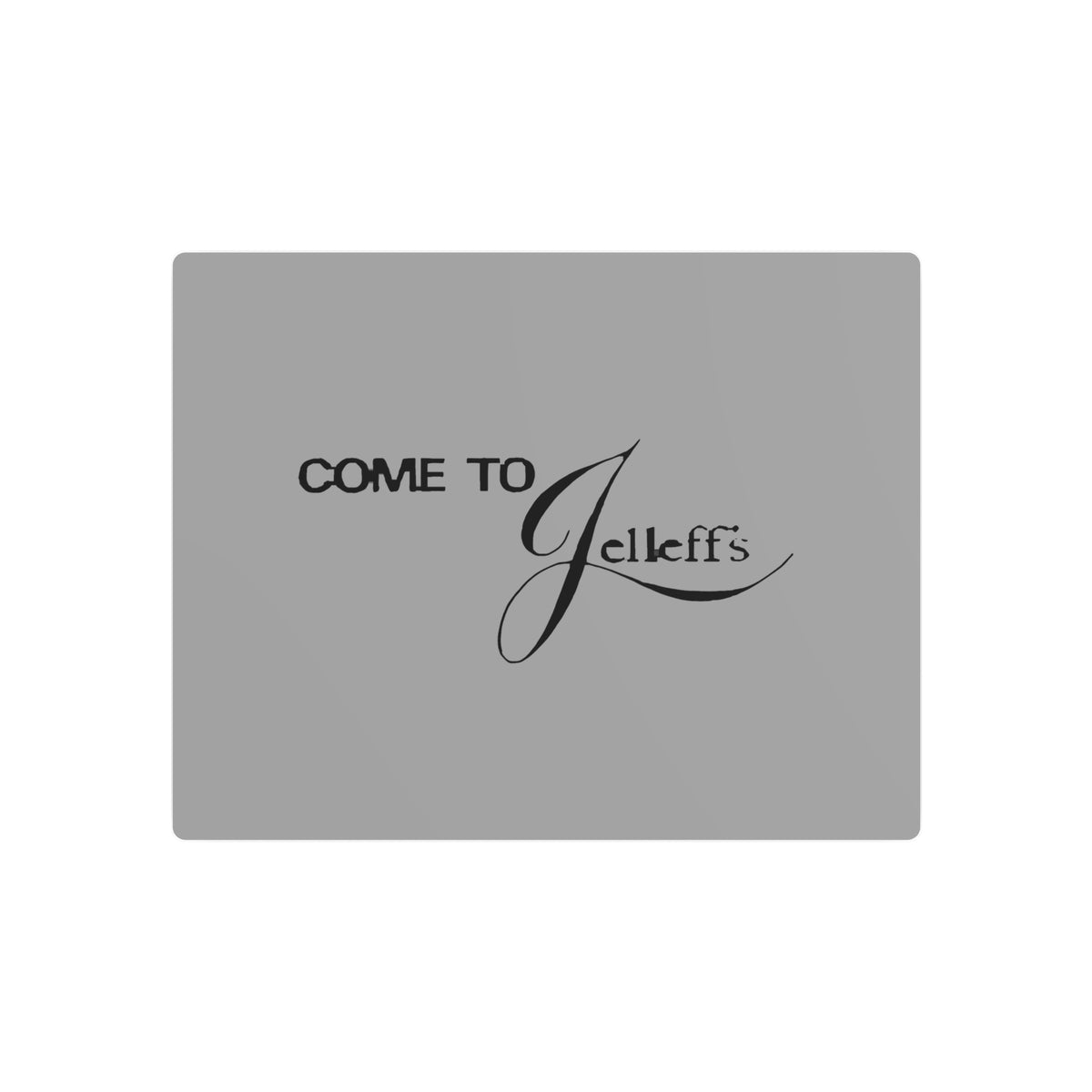 Jelleff's Metal Sign