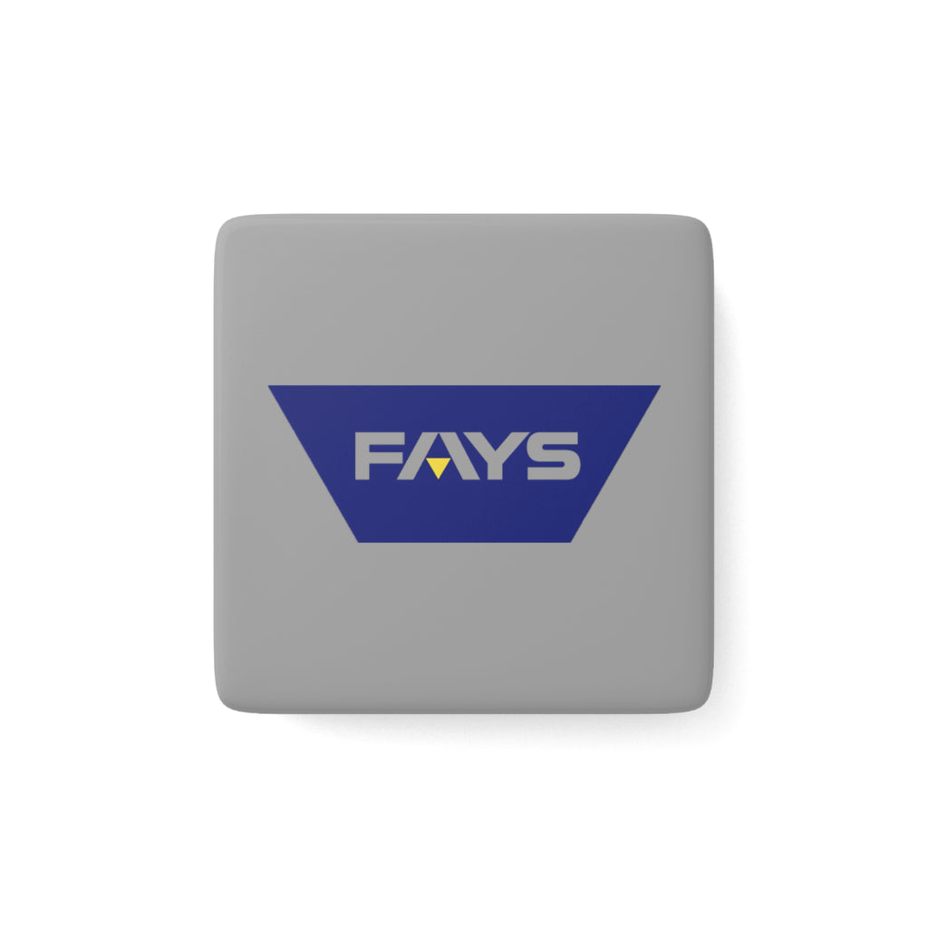 Fay's Drug Square Porcelain Fridge Magnet