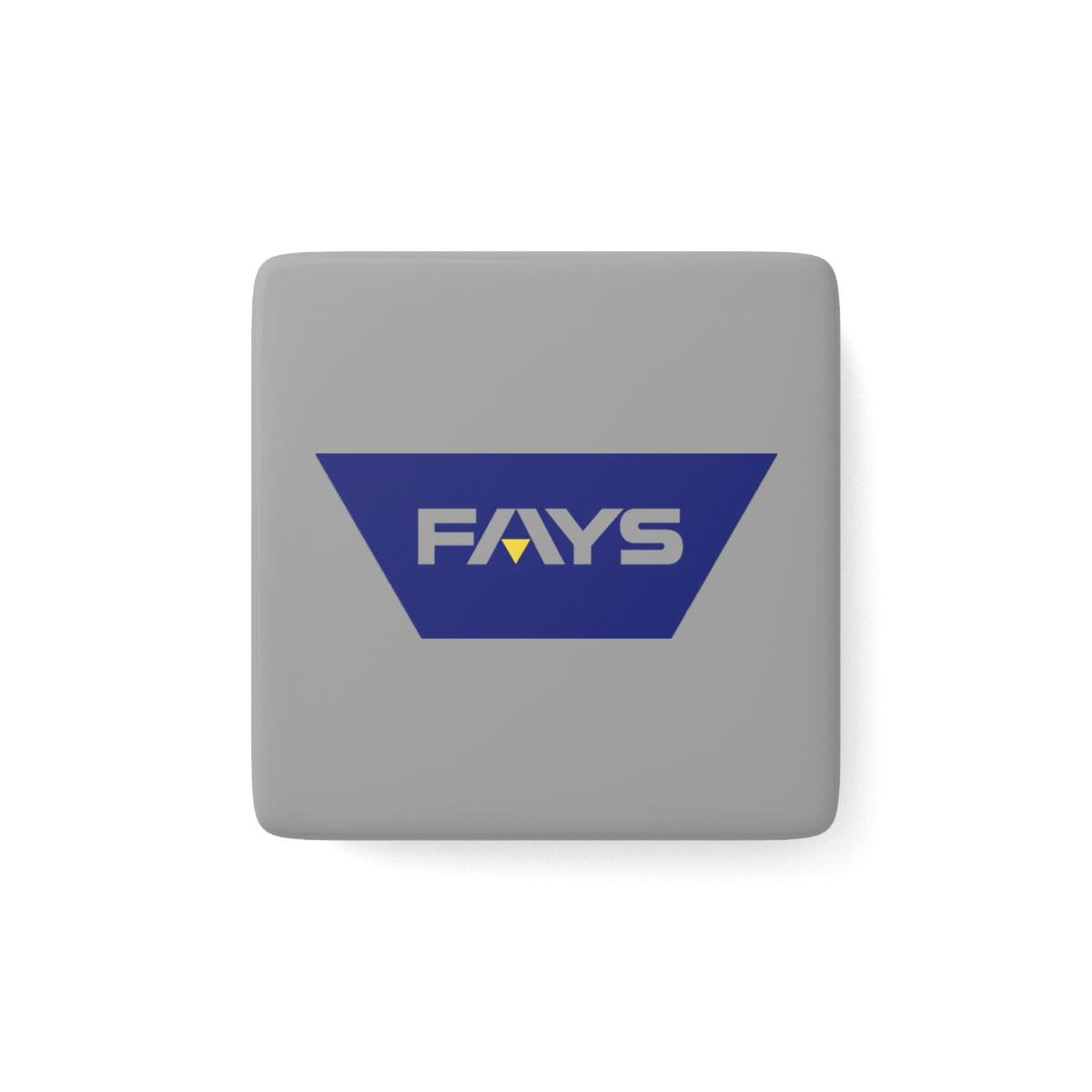 Fay's Drug Square Porcelain Fridge Magnet
