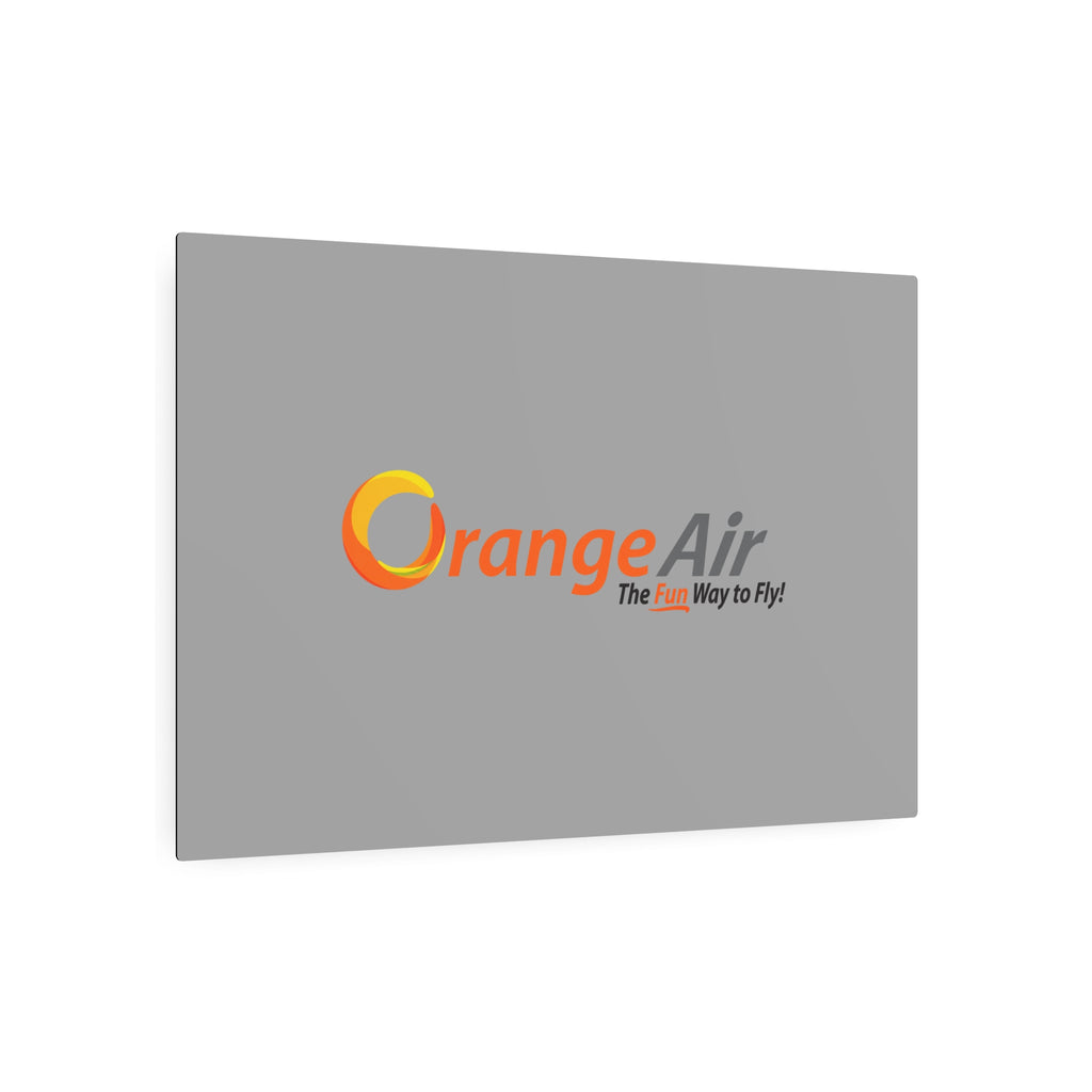 Orange Air Metal Sign