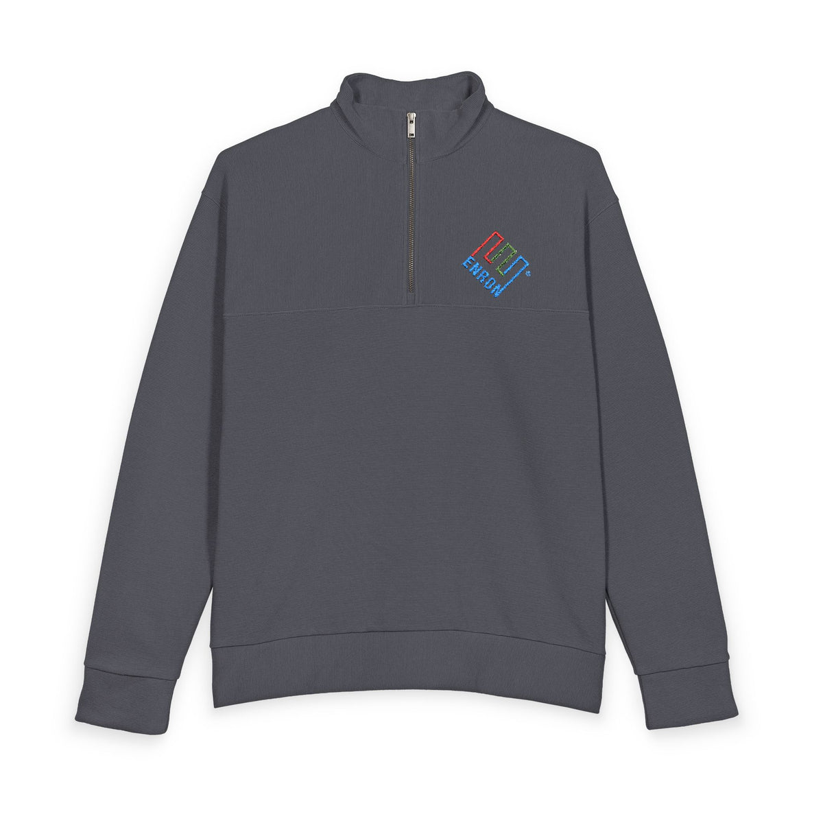 Enron Heavy Knit Quarter-Zip Sweatshirt