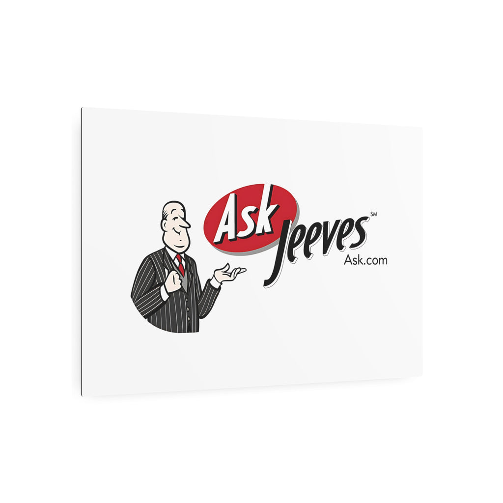 Ask Jeeves Metal Sign