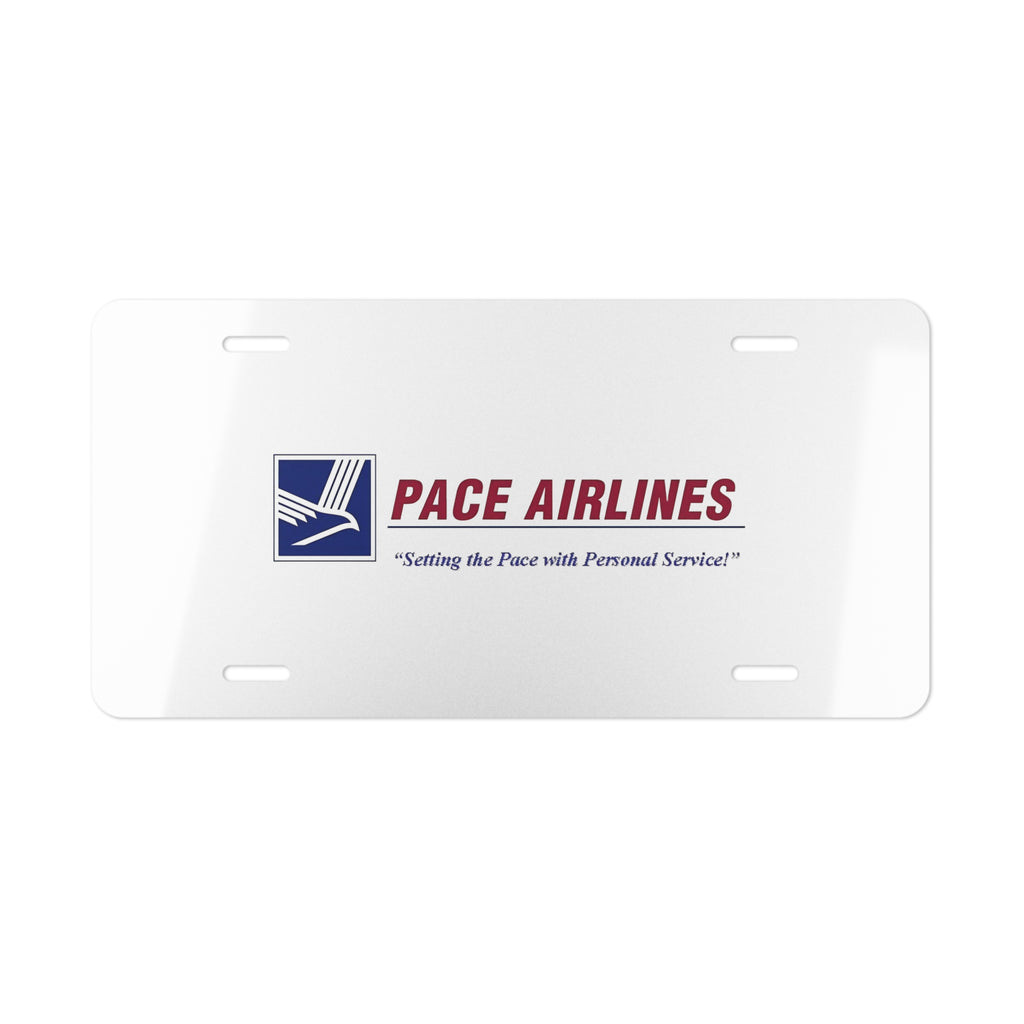 Pace Airlines Vanity License Plate