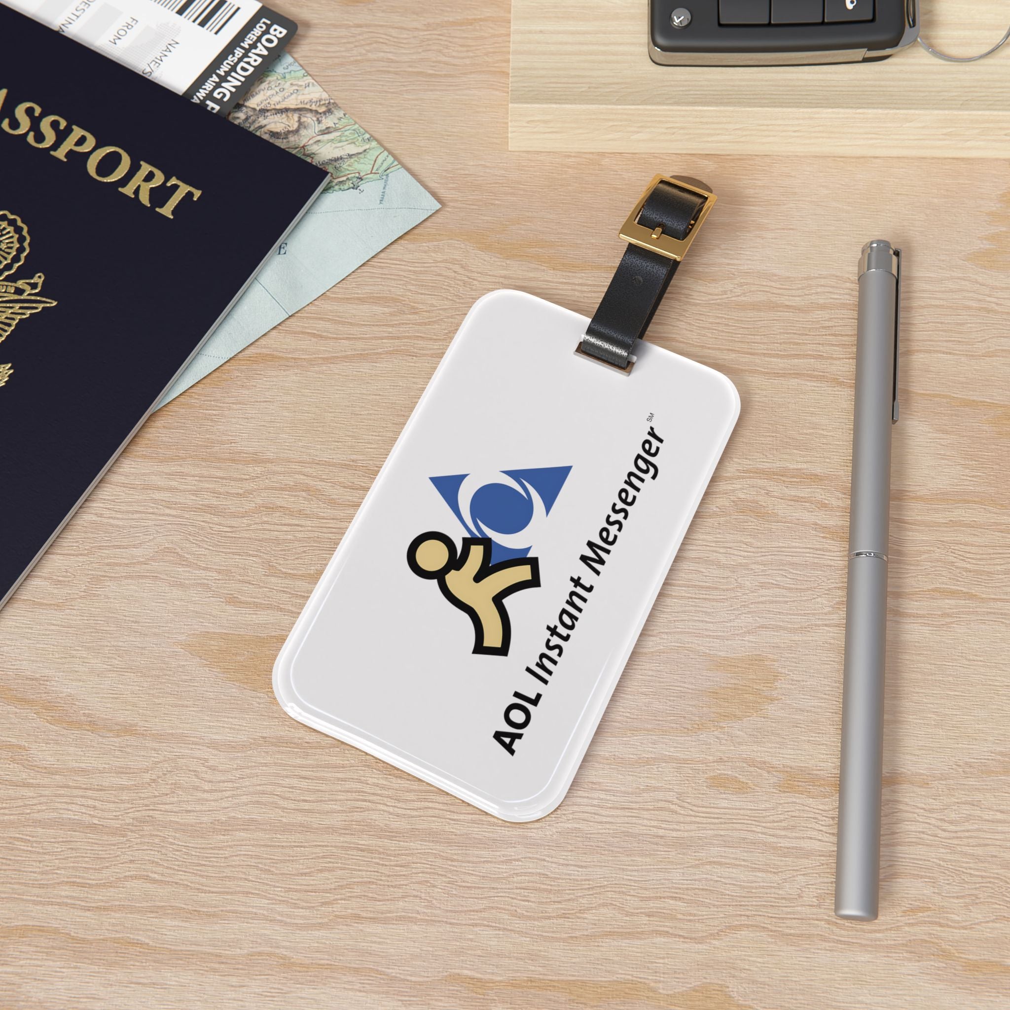 AOL Instant Messenger (AIM) Luggage Tag