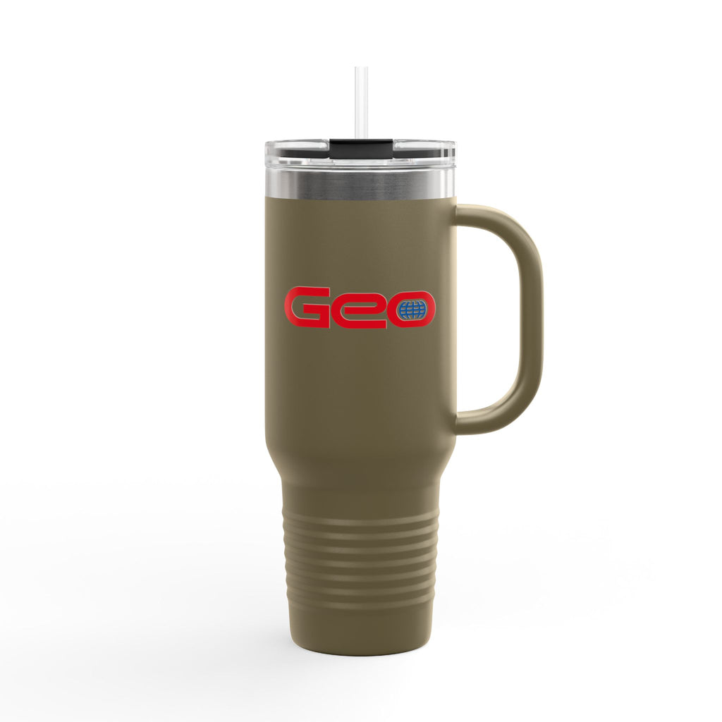 Geo 40oz Insulated Travel Mug Stainless Tumbler