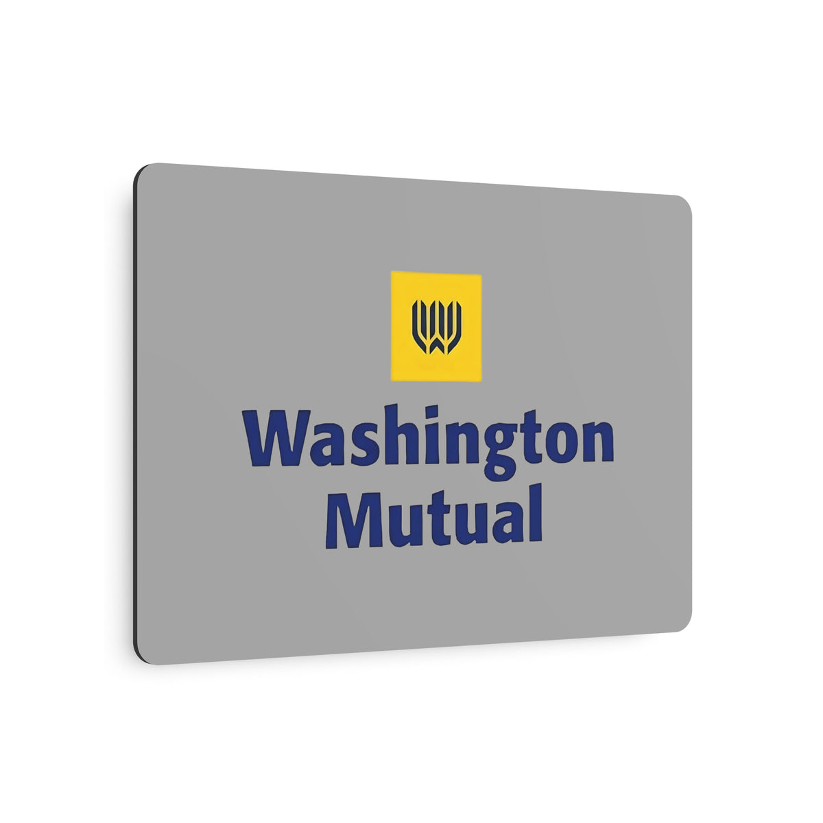 Washington Mutual Metal Sign
