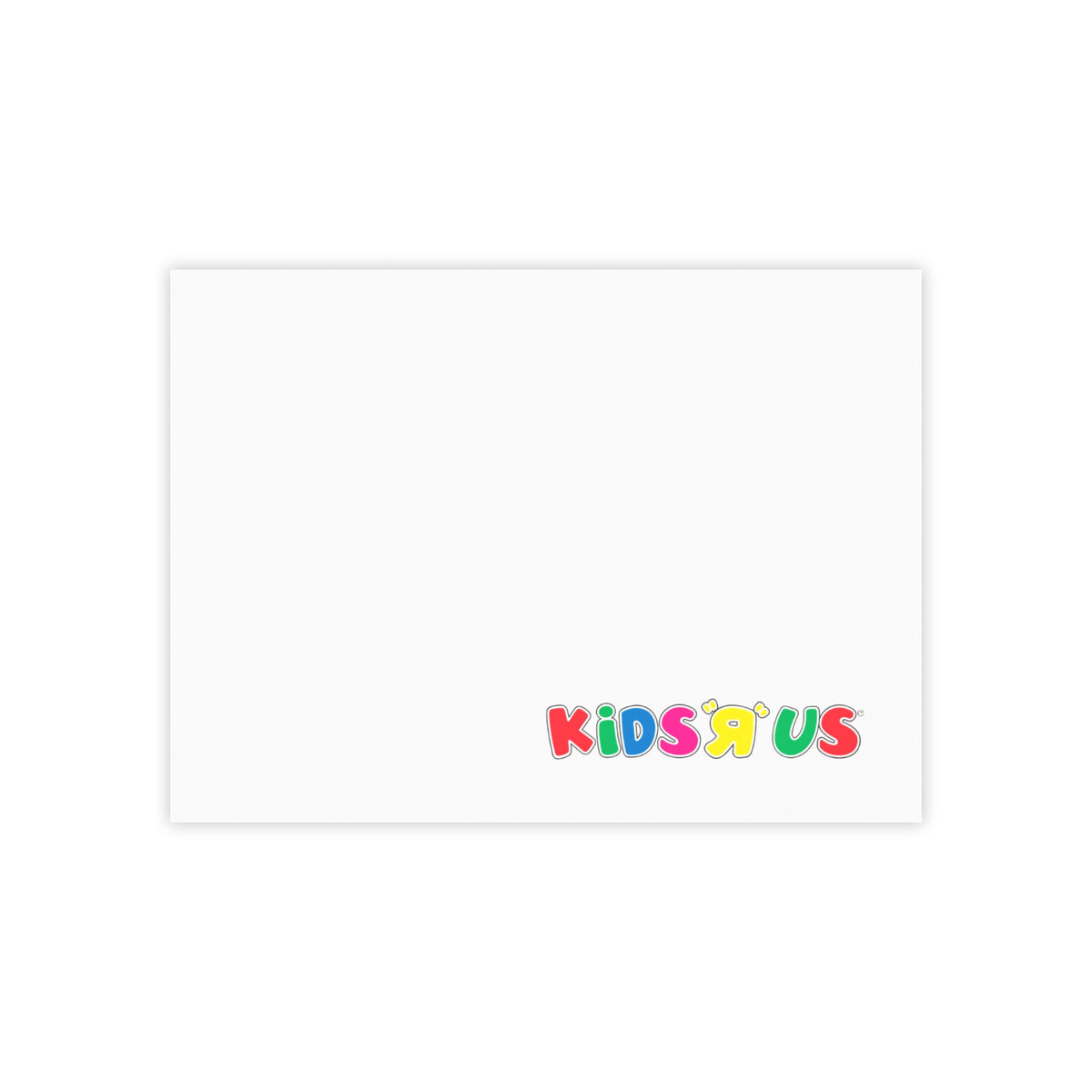 Kids R Us Sticky Post-it Note Pad