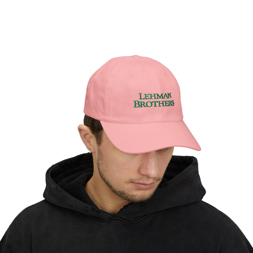 Lehman Brothers Embroidered Dad Cap Hat