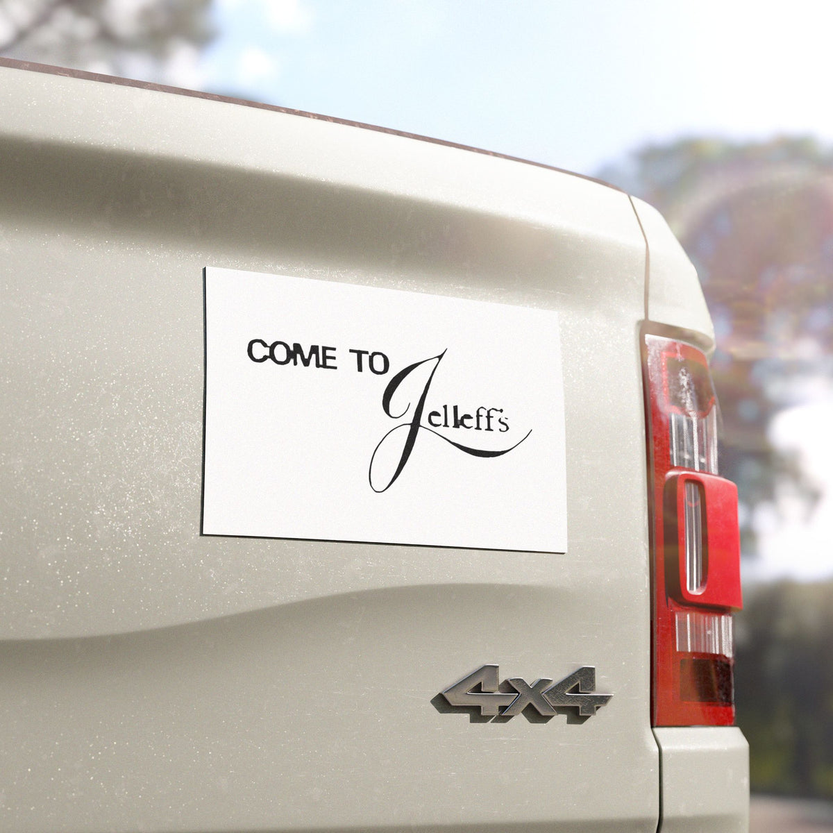 Jelleff's Car Magnet
