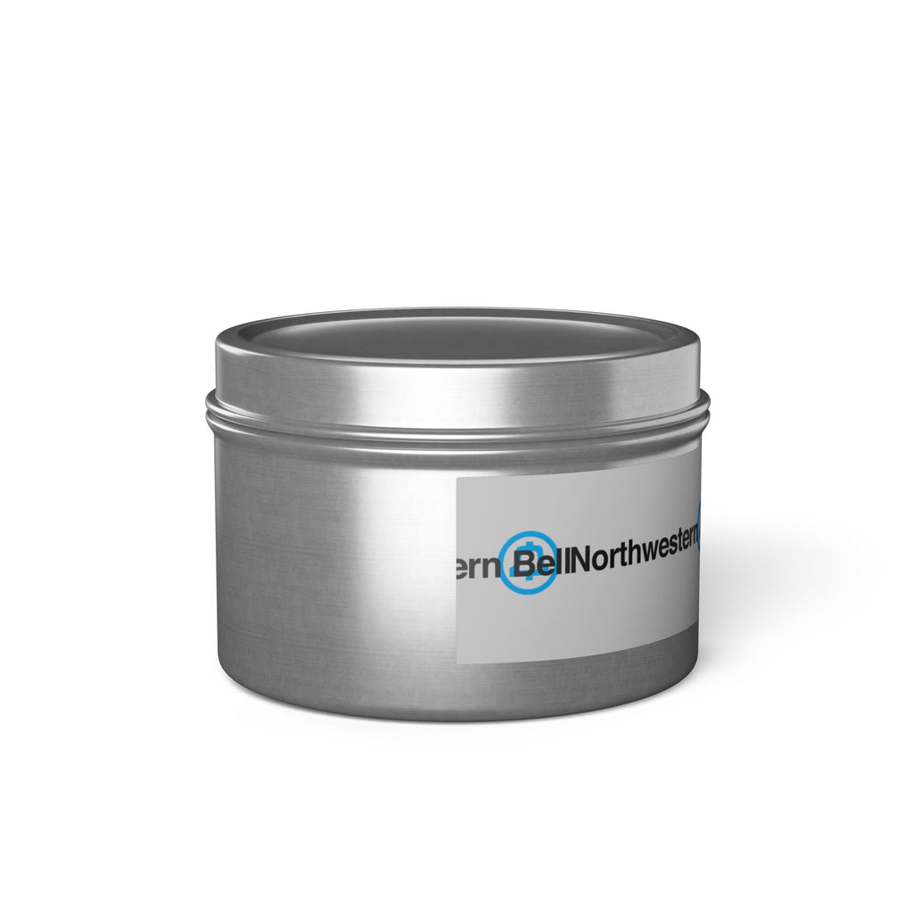 Northwestern Bell Tin Candle