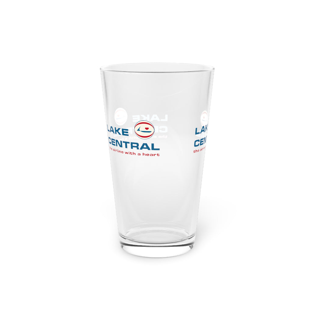Lake Central Airlines 16oz Pint Glass