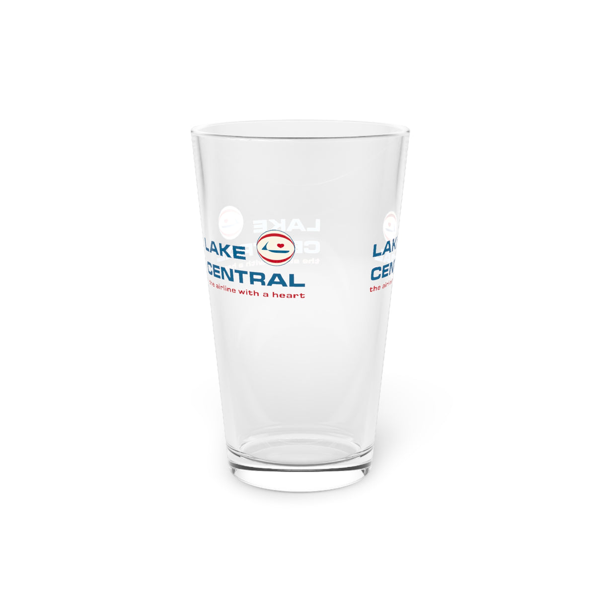 Lake Central Airlines 16oz Pint Glass