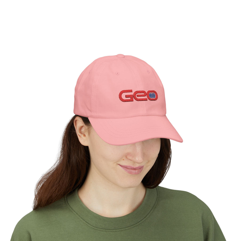 Geo Embroidered Dad Cap Hat