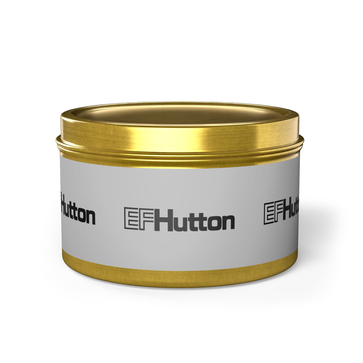 E. F. Hutton Tin Candle