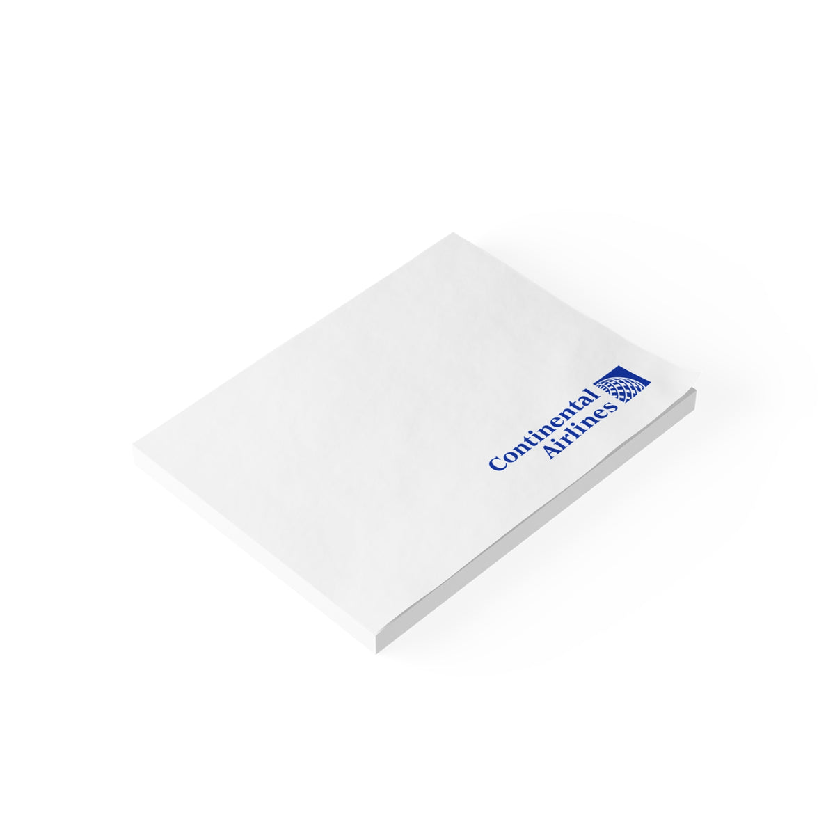 Continental Airlines Sticky Post-it Note Pad