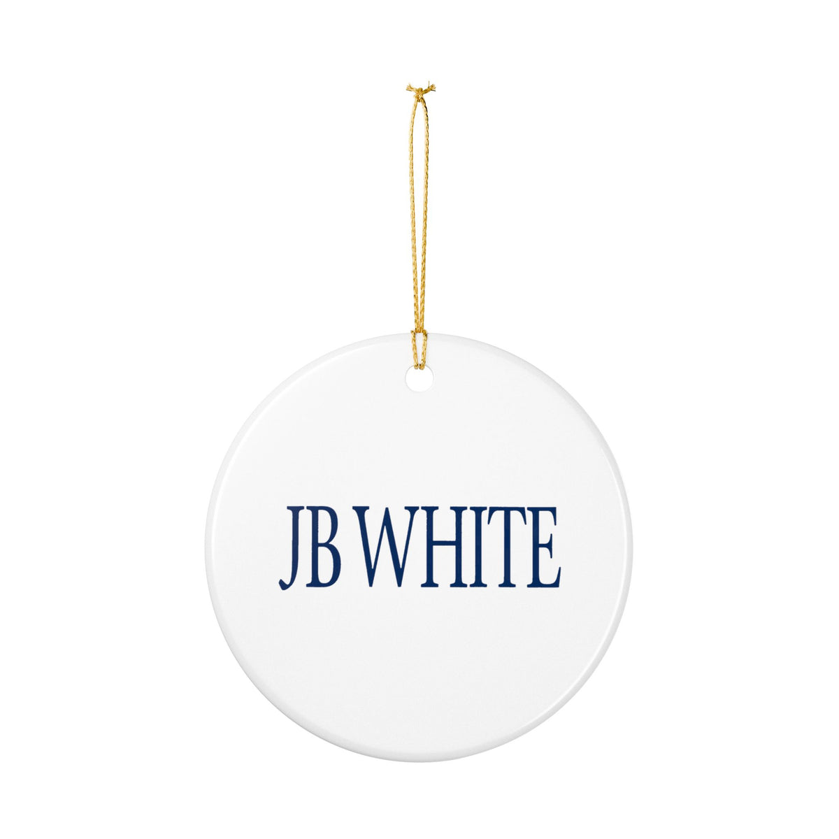 J. B. White Ceramic Ornament