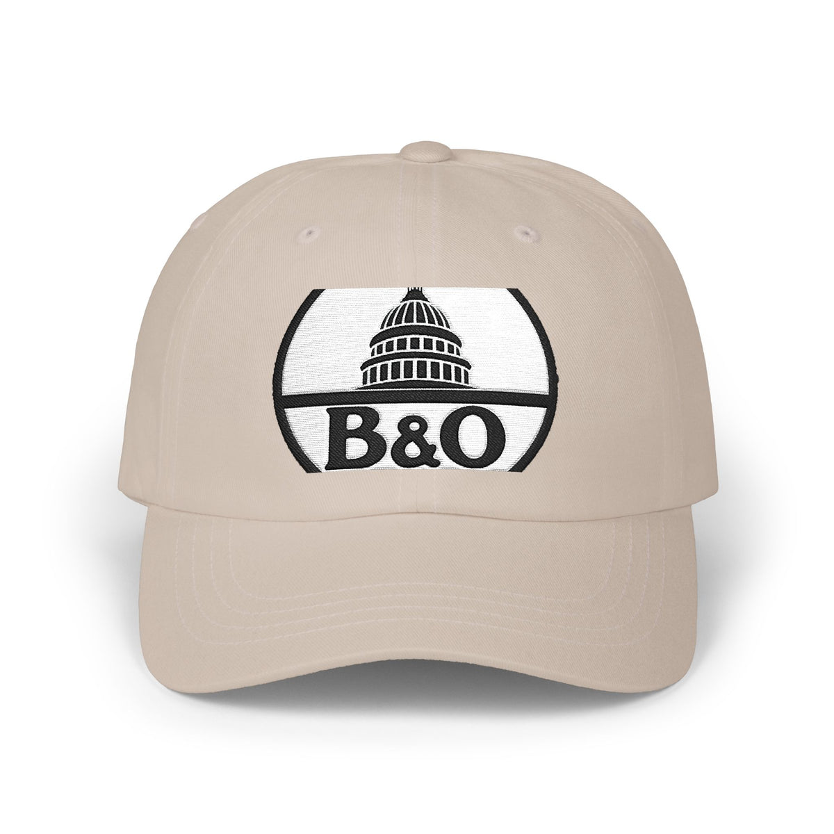 Baltimore and Ohio Railroad Embroidered Dad Cap Hat