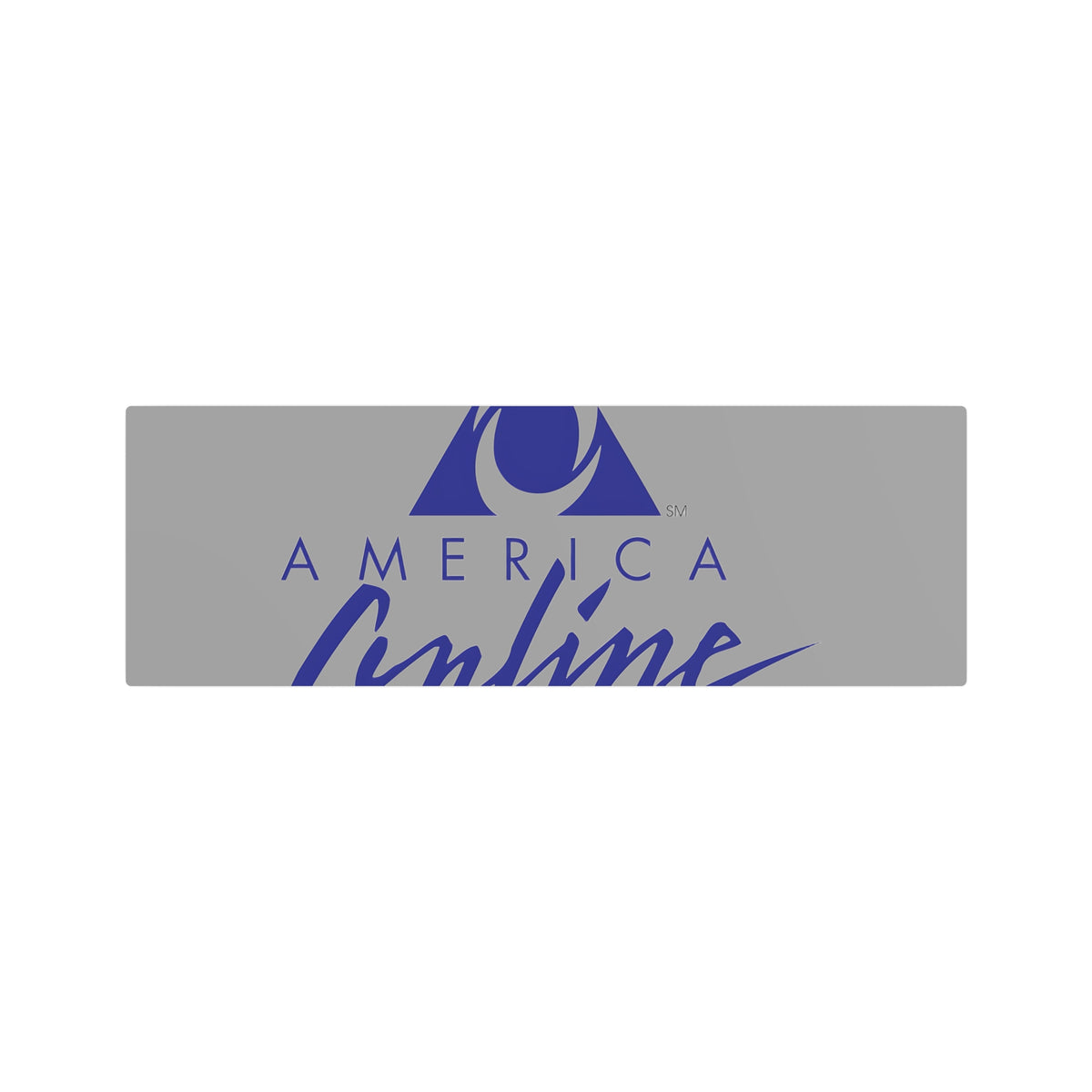 America Online (AOL) Metal Sign