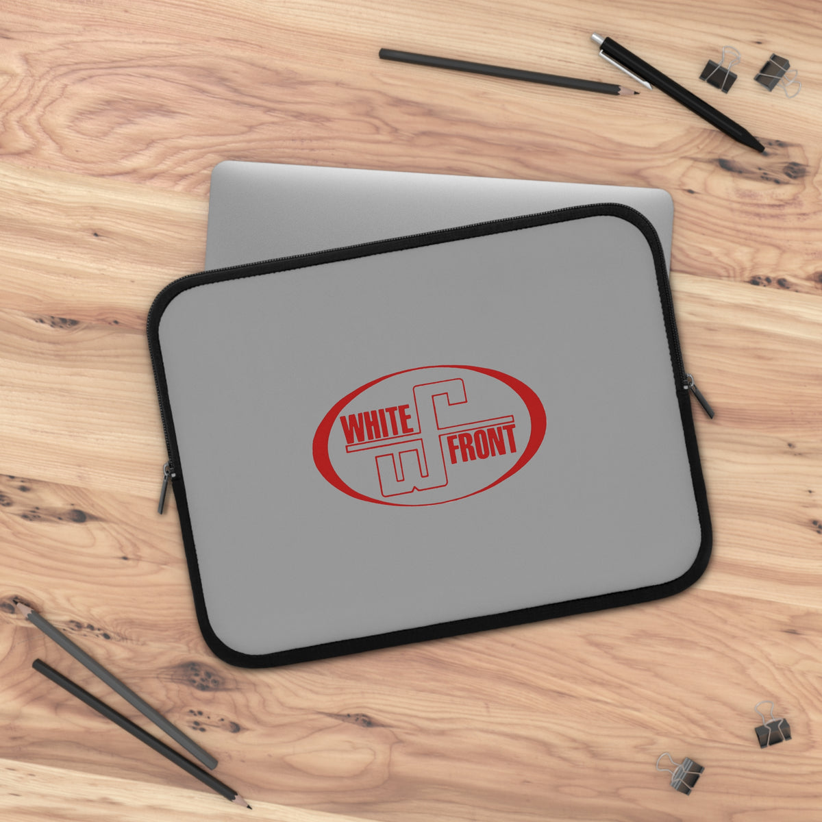 White Front Laptop Sleeve