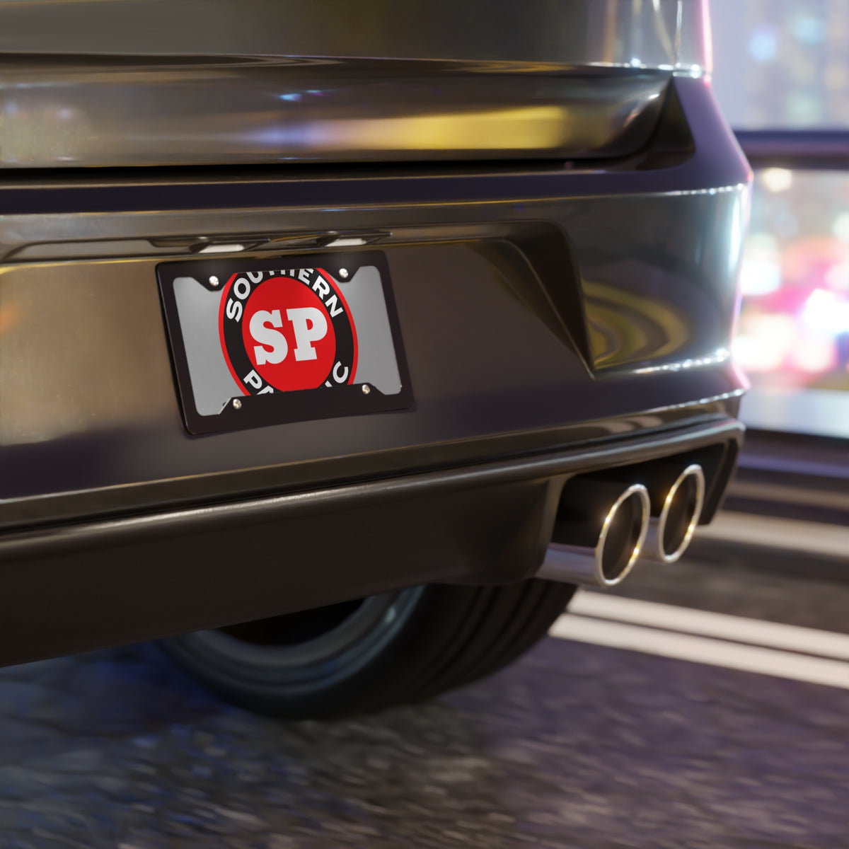 Southern Pacific Railroad Vanity License Plate