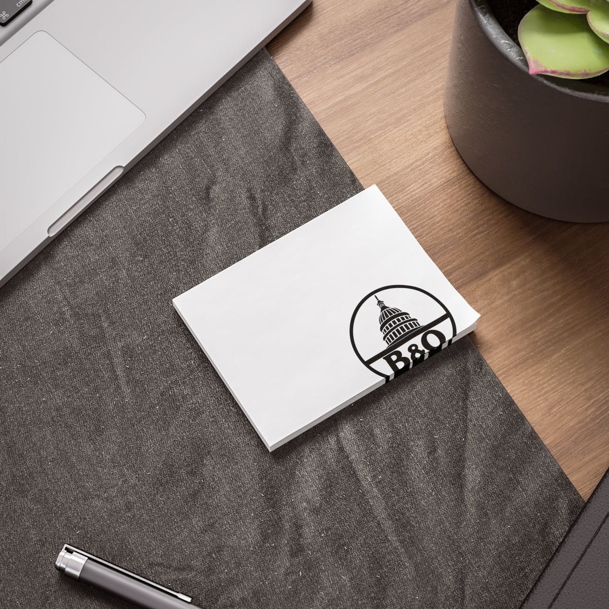Baltimore and Ohio Railroad Sticky Post-it Note Pad