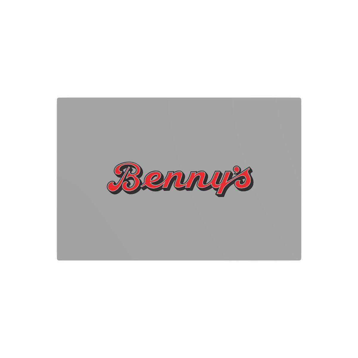 Benny's Metal Sign