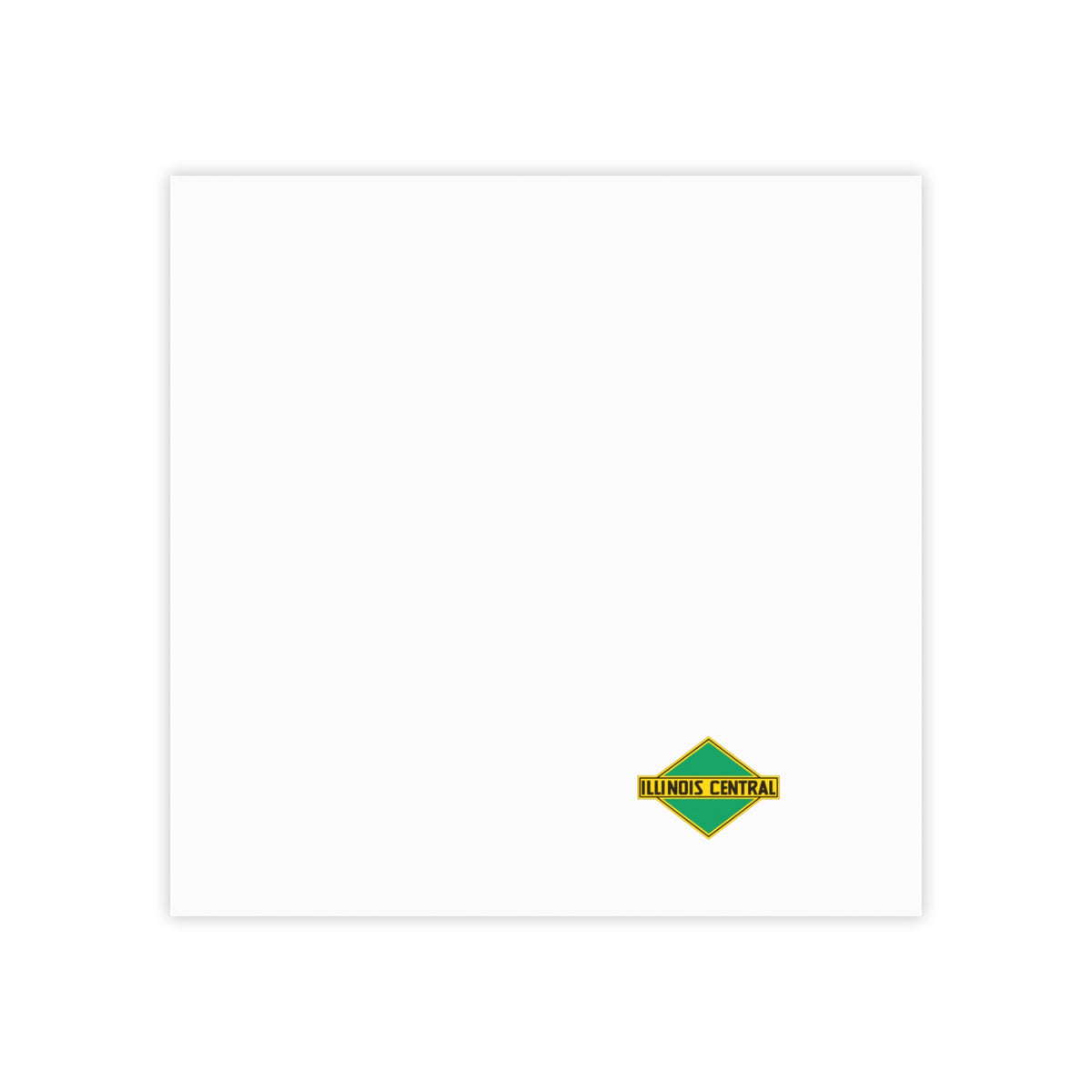 Illinois Central Railroad Sticky Post-it Note Pad
