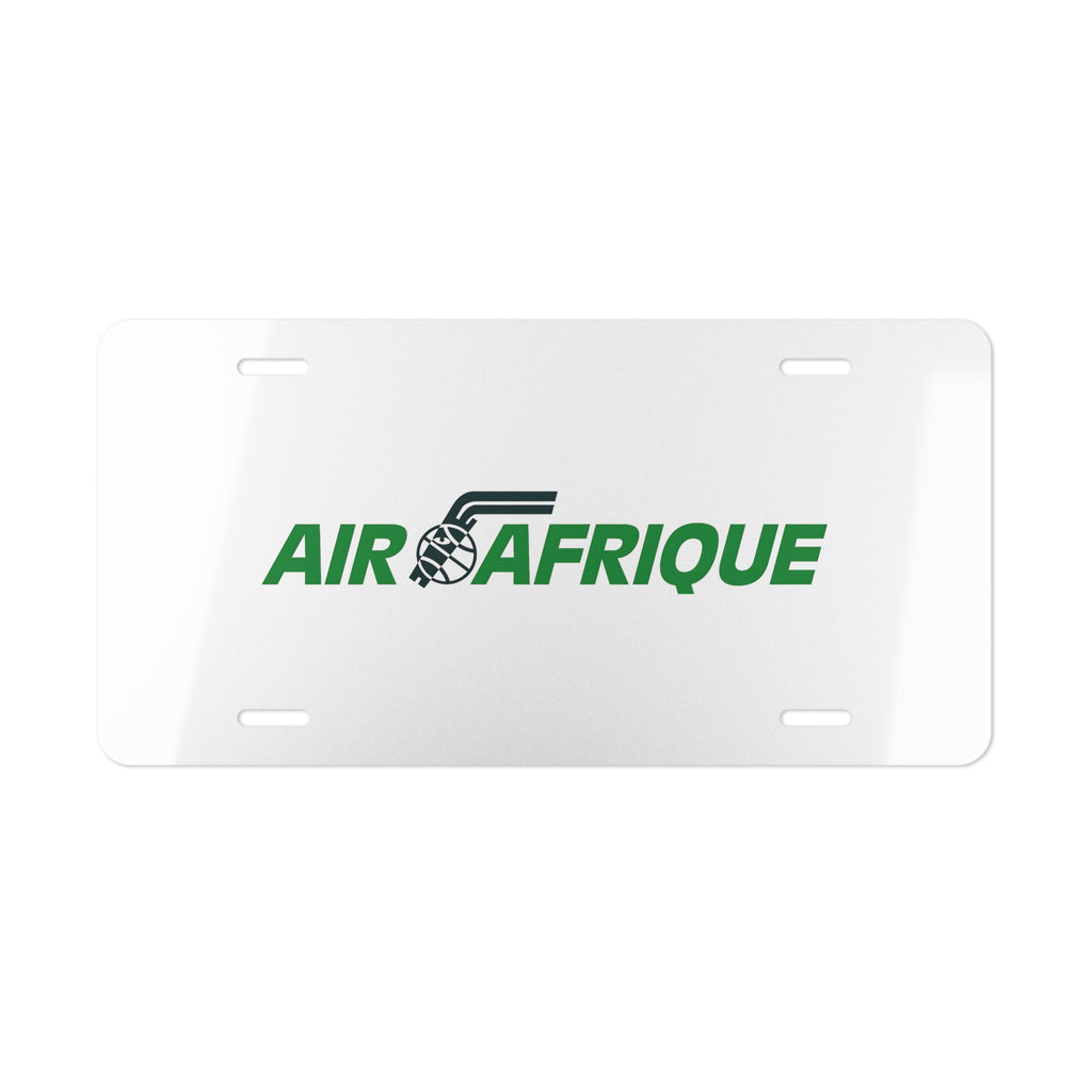 Air Afrique Vanity License Plate