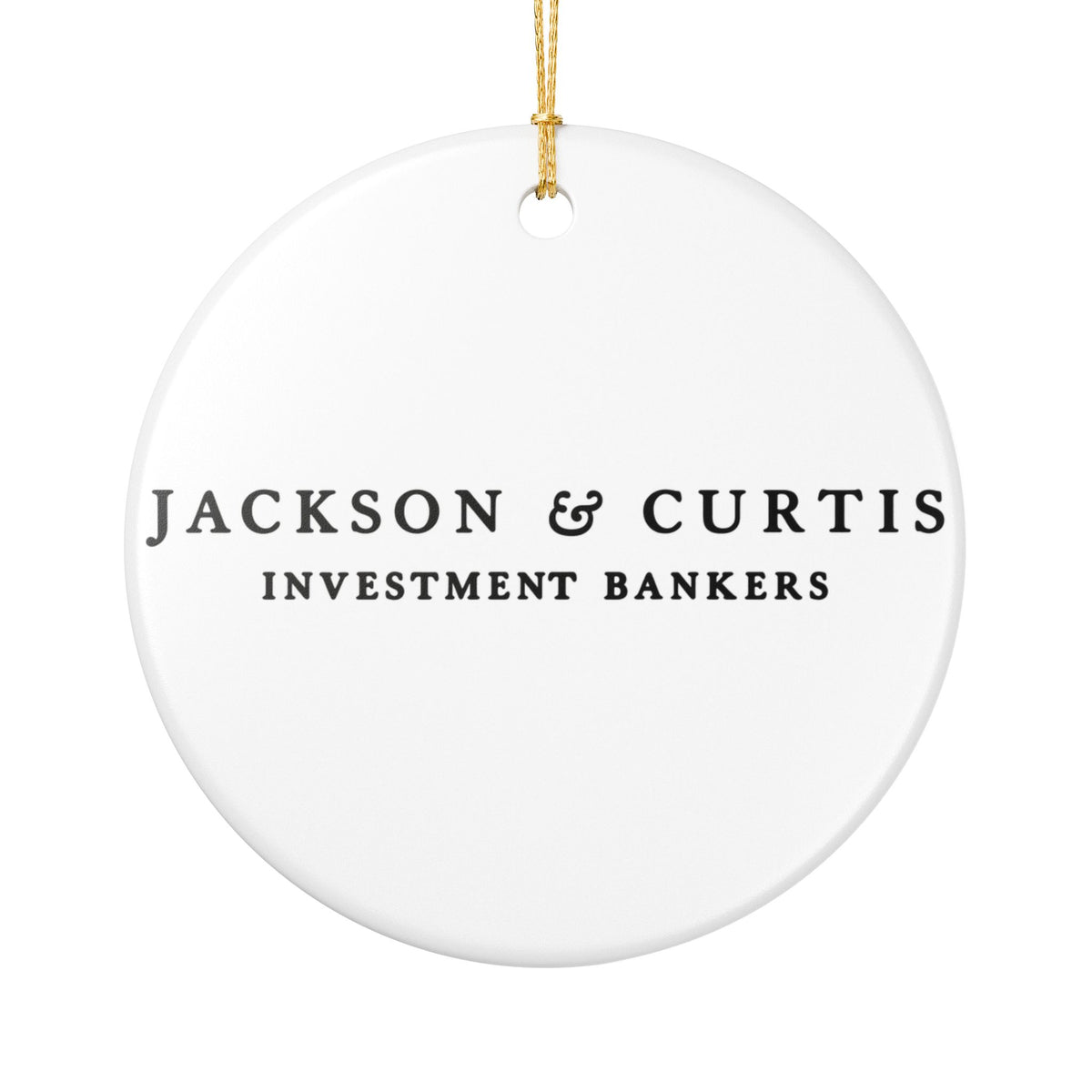 Jackson & Curtis Ceramic Ornament