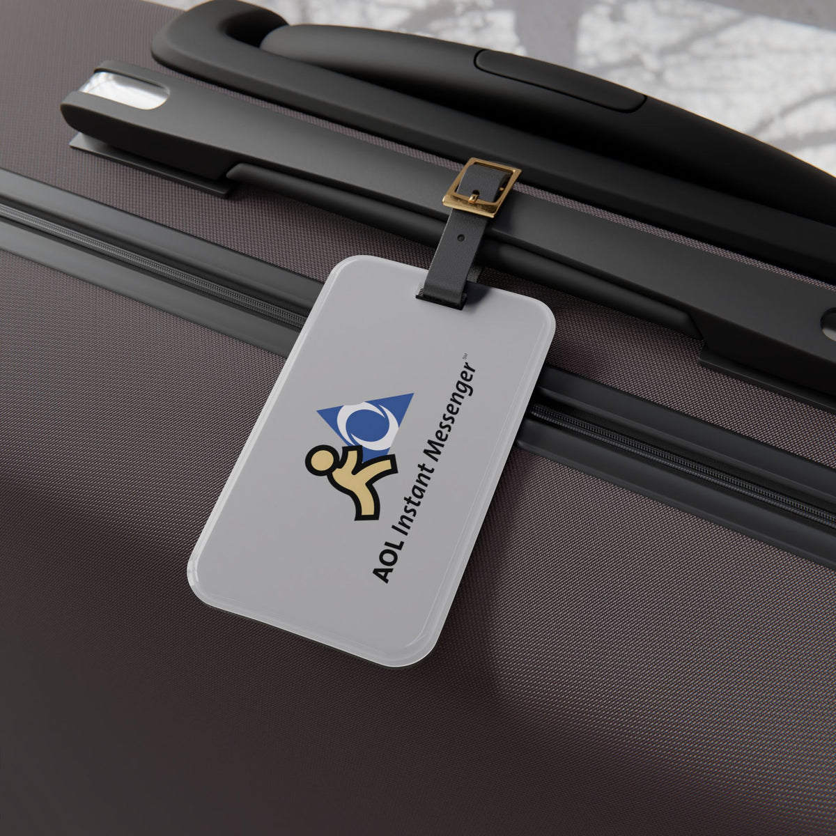 AOL Instant Messenger (AIM) Luggage Tag