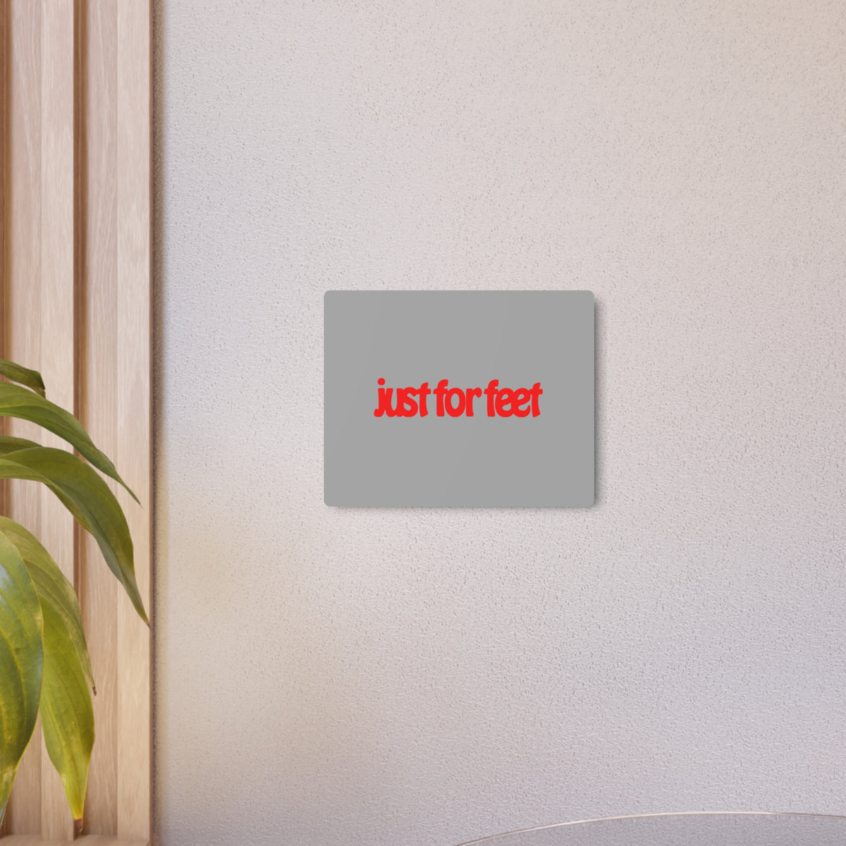 Just For Feet Metal Sign