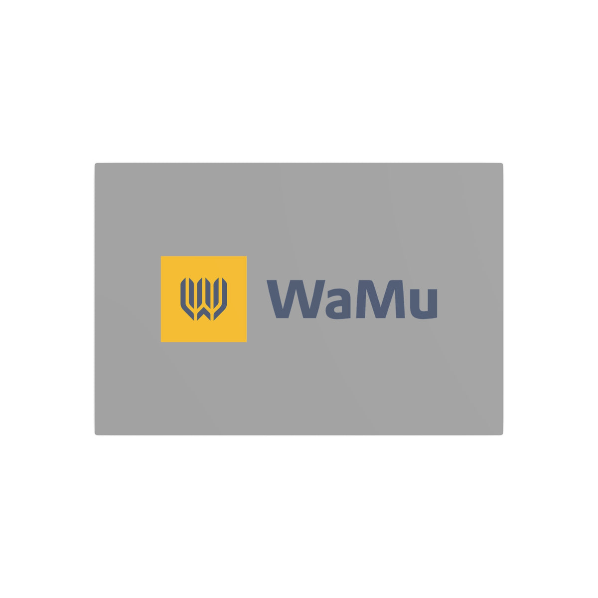 Washington Mutual (WaMu) Metal Sign