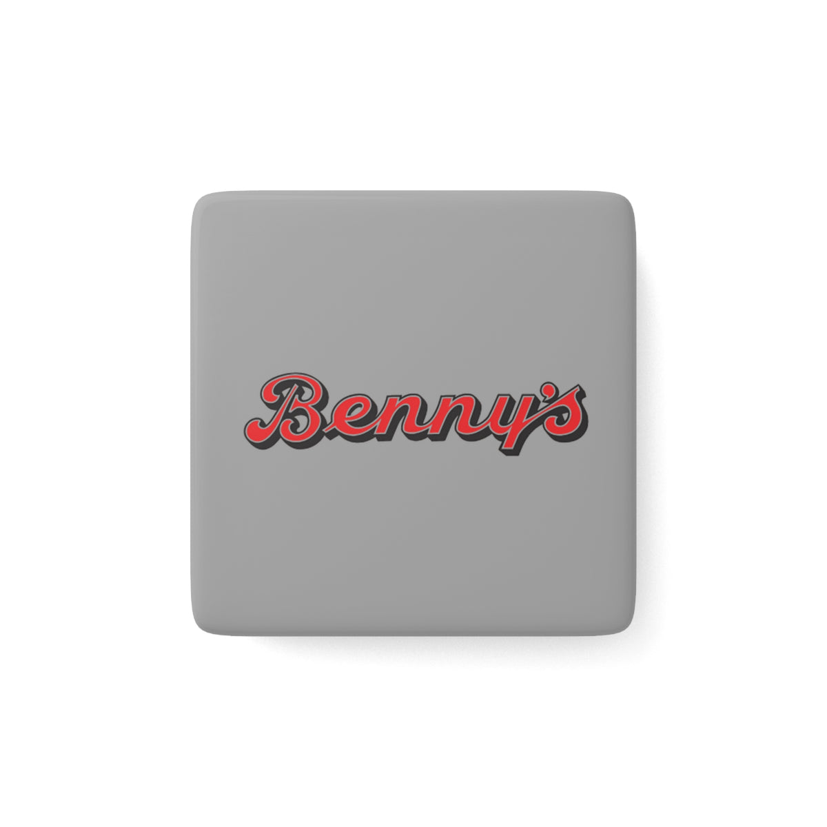 Benny's Square Porcelain Fridge Magnet
