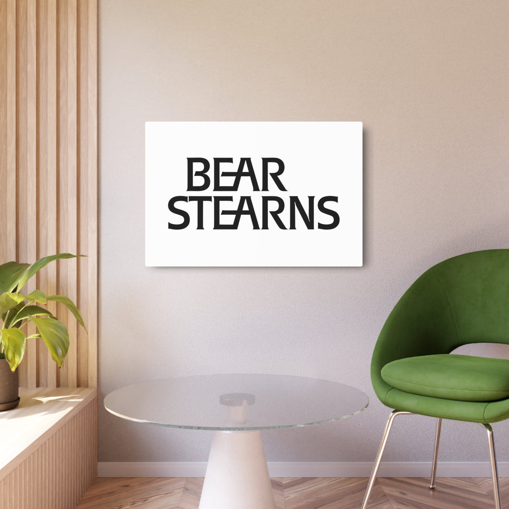 Bear Stearns Metal Sign