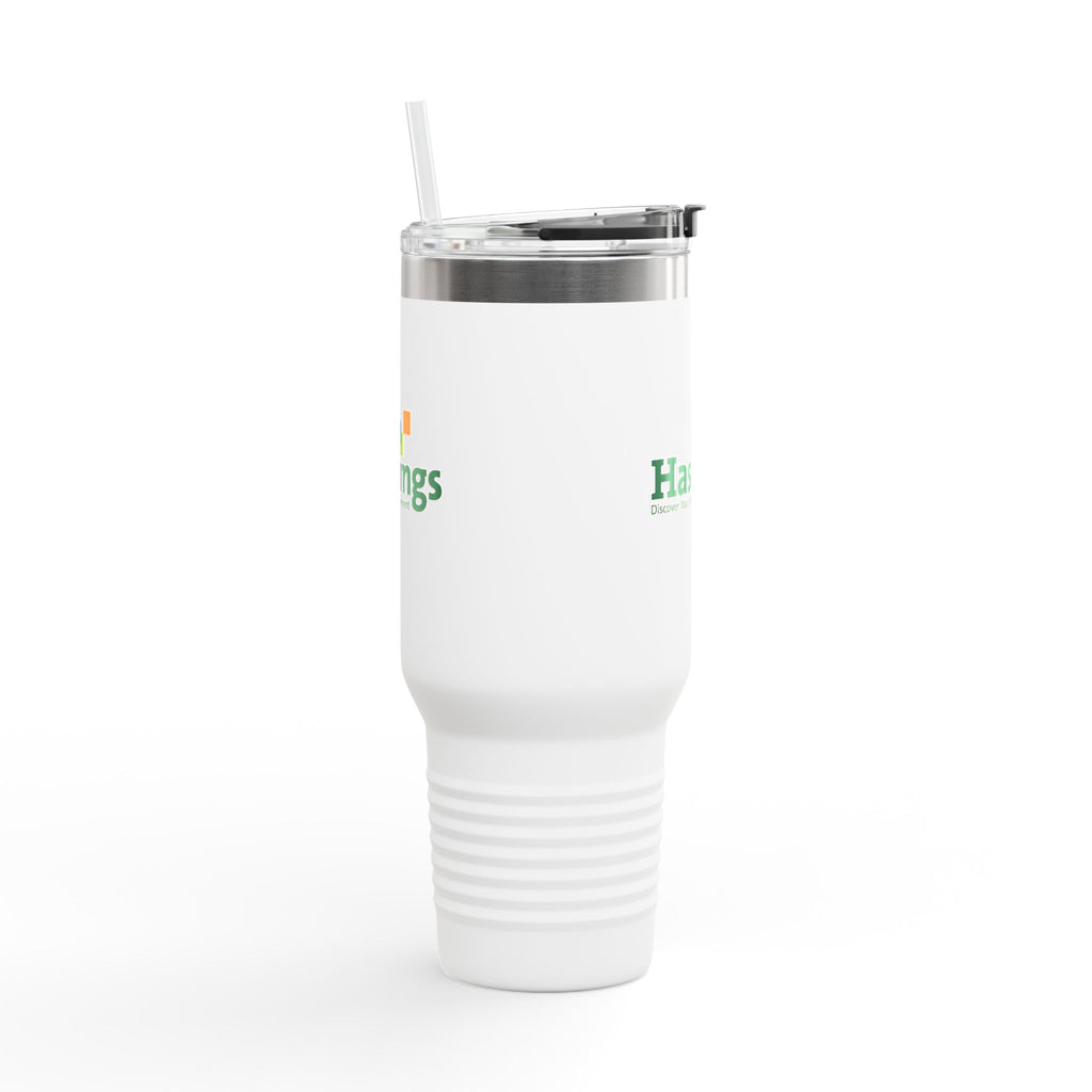 Hastings Entertainment 40oz Insulated Travel Mug Stainless Tumbler