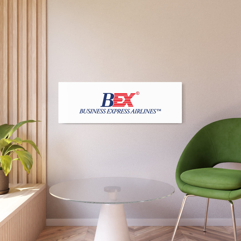 Business Express Airlines Metal Sign