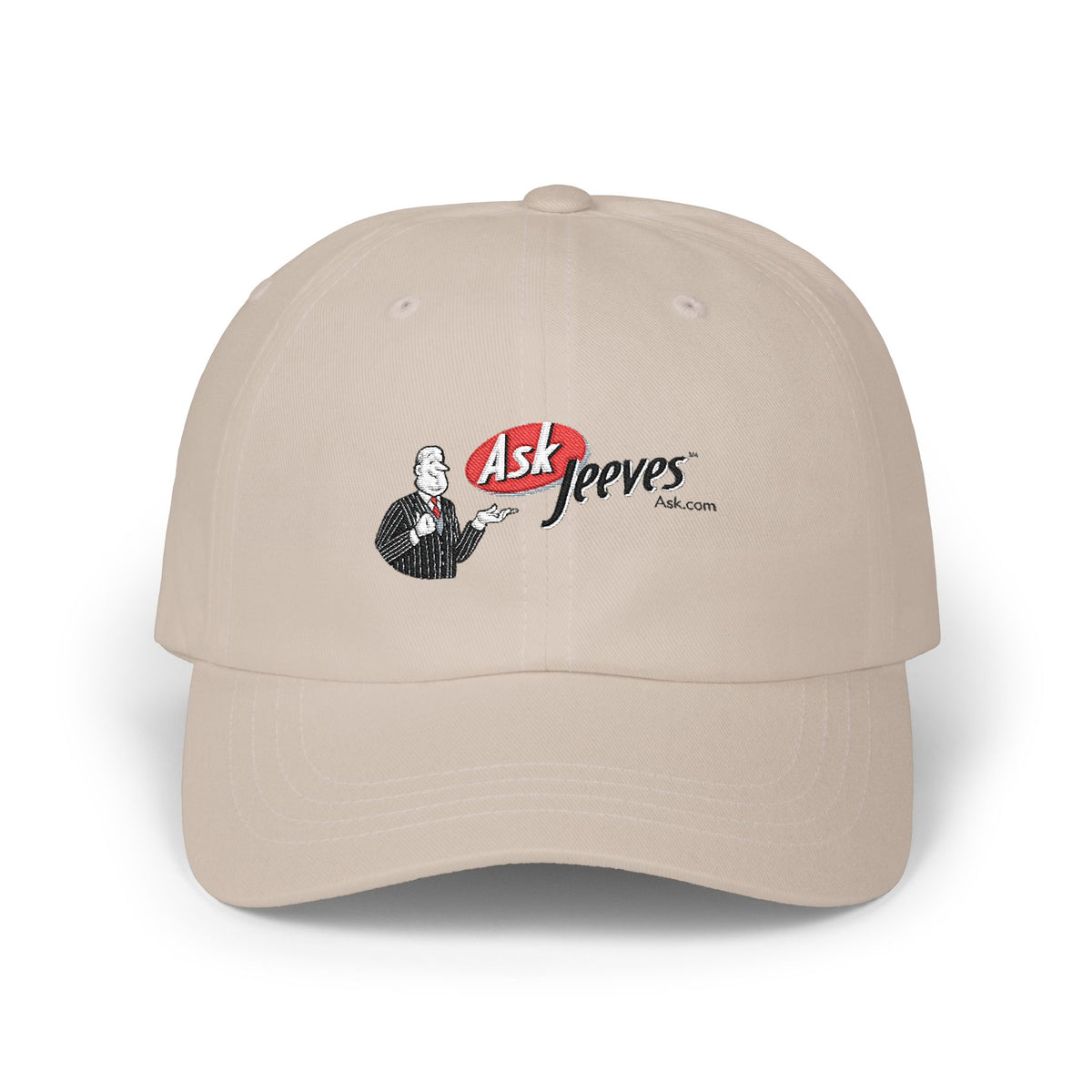 Ask Jeeves Embroidered Dad Cap Hat