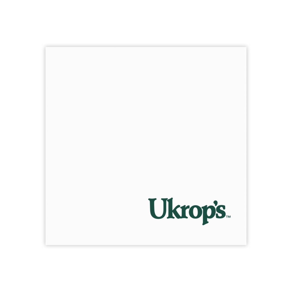 Ukrop's Super Markets Sticky Post-it Note Pad