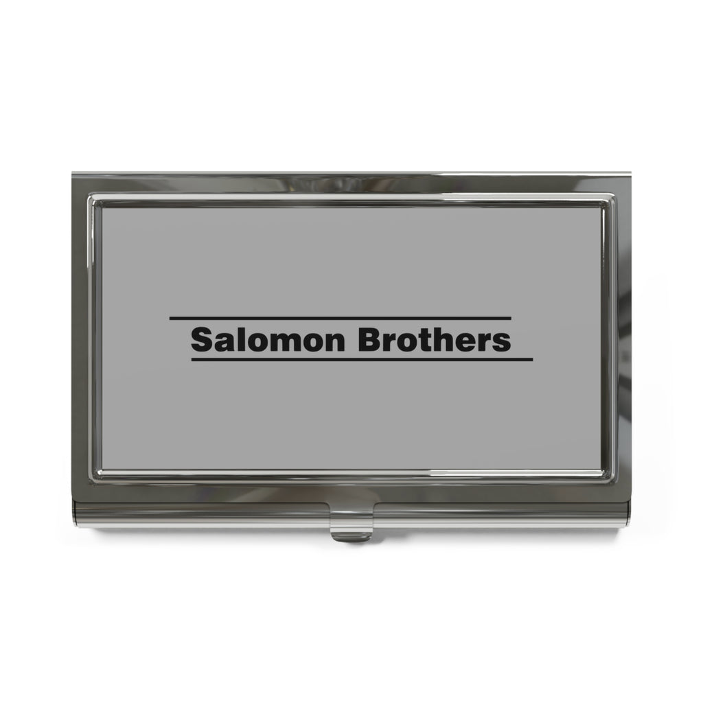 Salomon Brothers Metal Business Card Holder