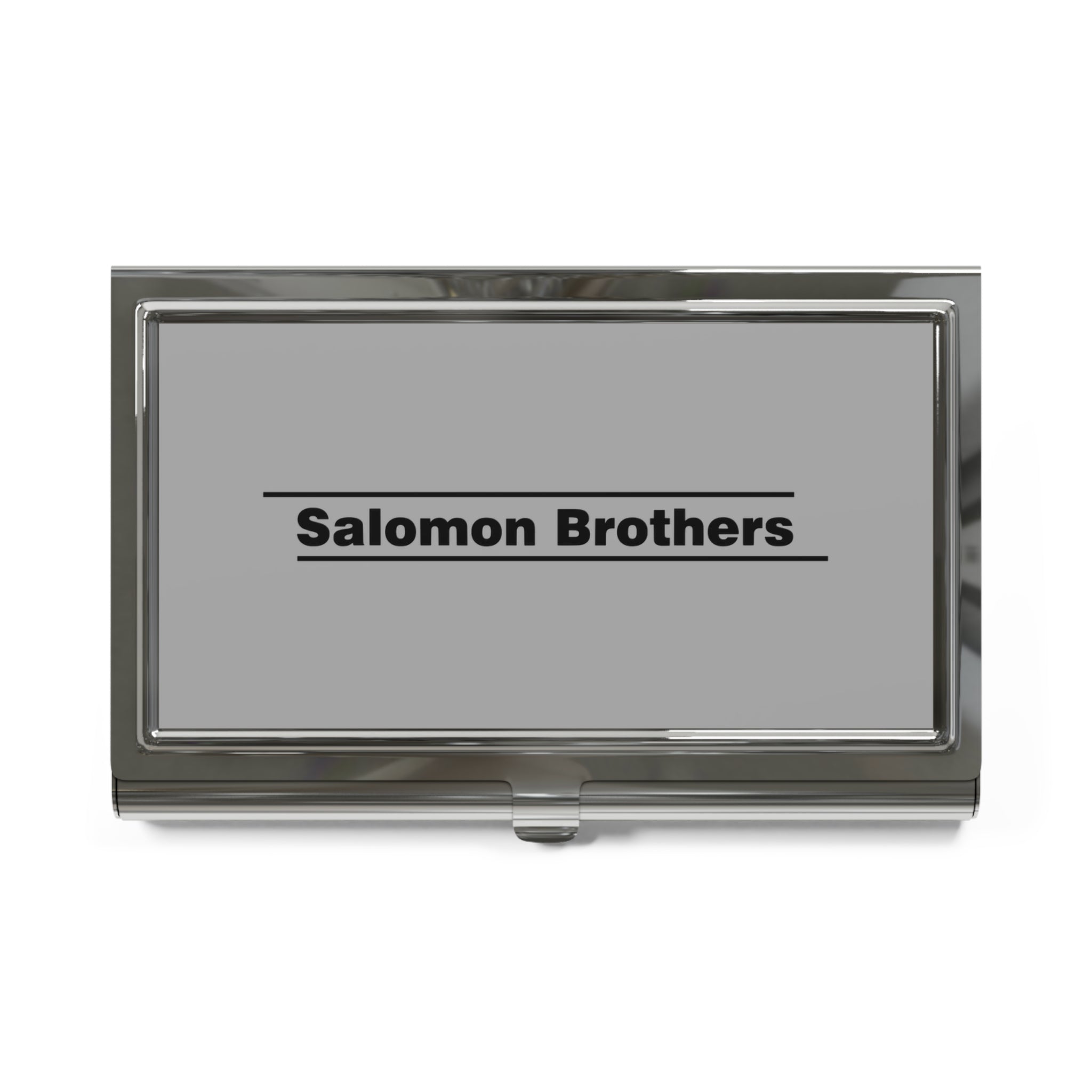 Salomon Brothers Metal Business Card Holder