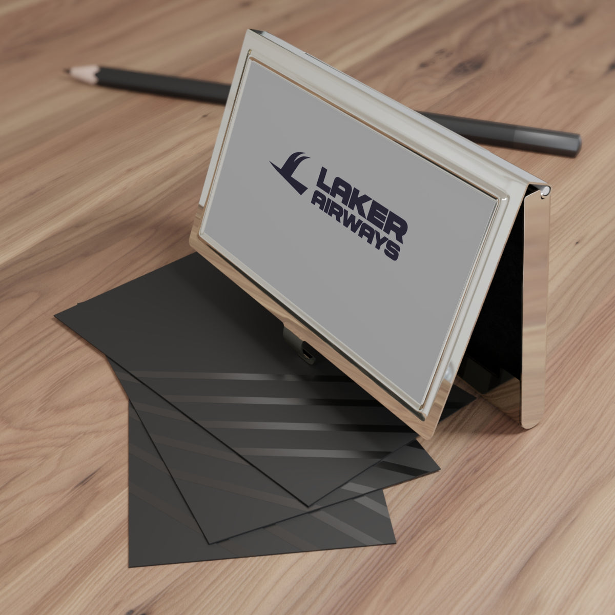 Laker Airways Metal Business Card Holder