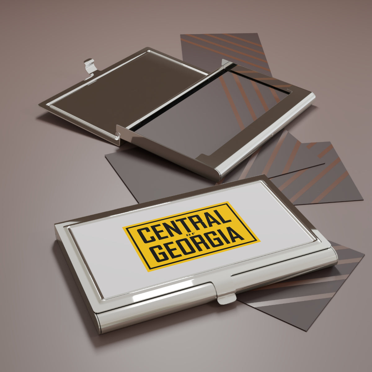 Central of Georgia Railway Metal Business Card Holder