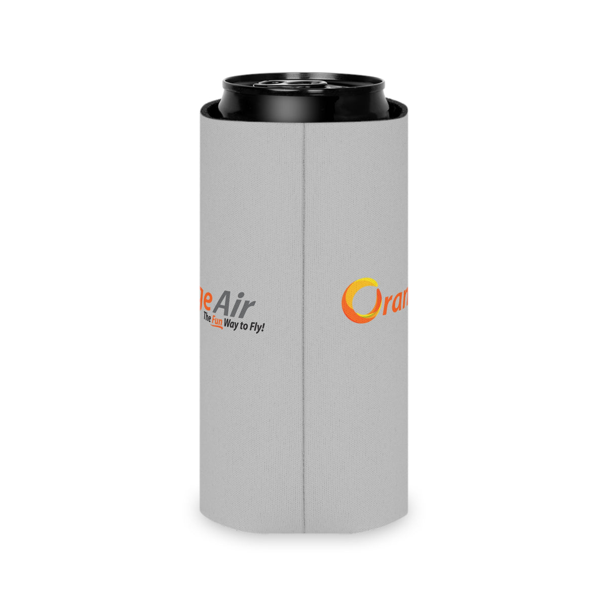 Orange Air Can Cooler
