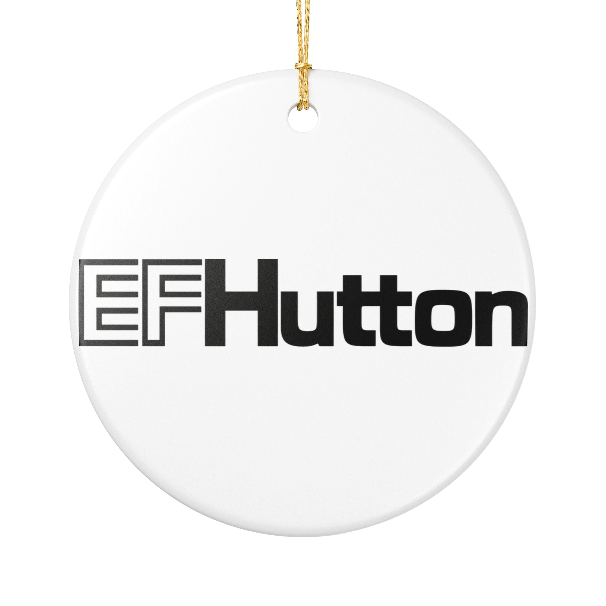 E. F. Hutton Ceramic Ornament