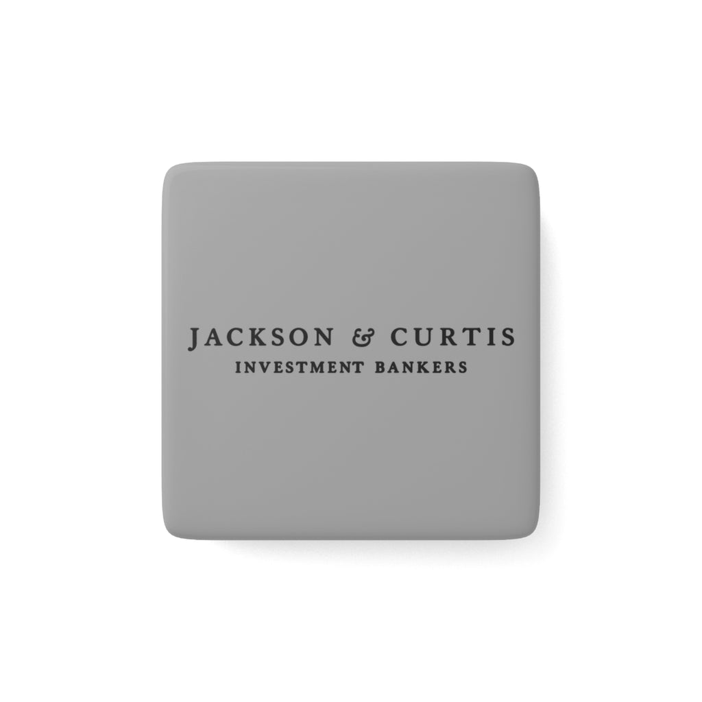 Jackson & Curtis Square Porcelain Fridge Magnet