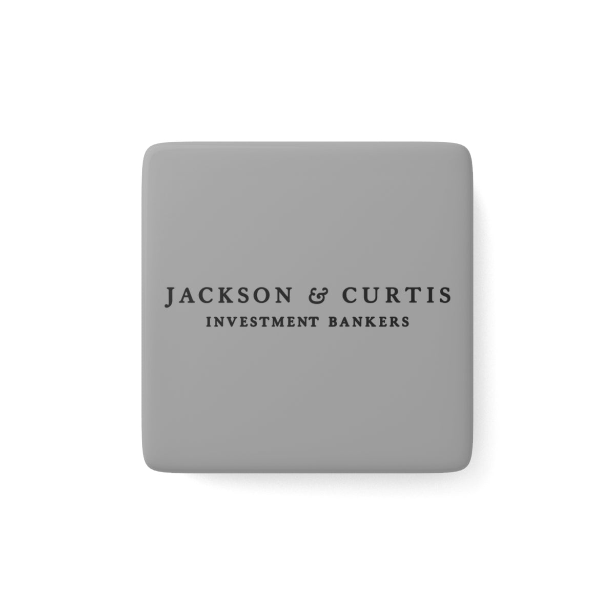 Jackson & Curtis Square Porcelain Fridge Magnet