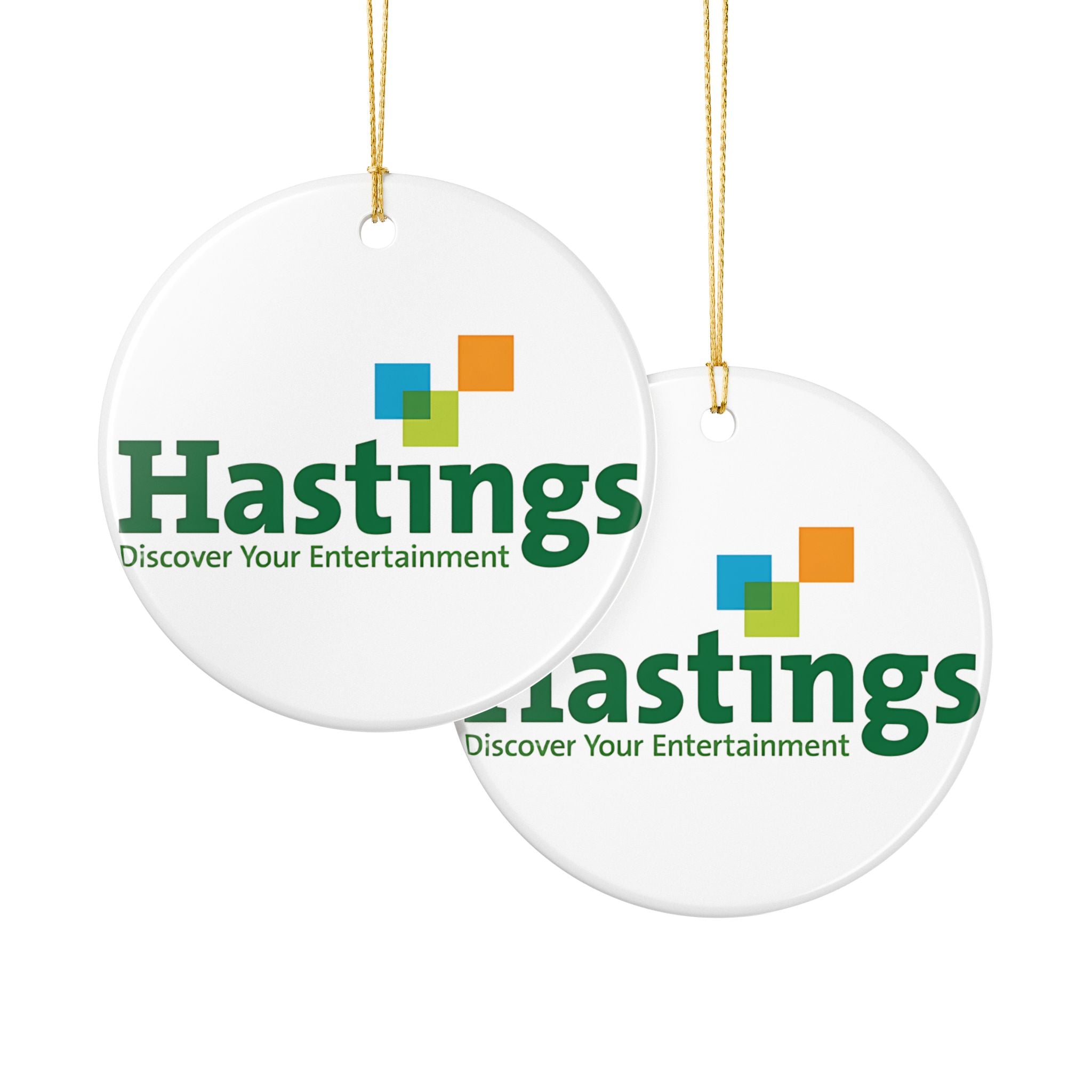 Hastings Entertainment Ceramic Ornament