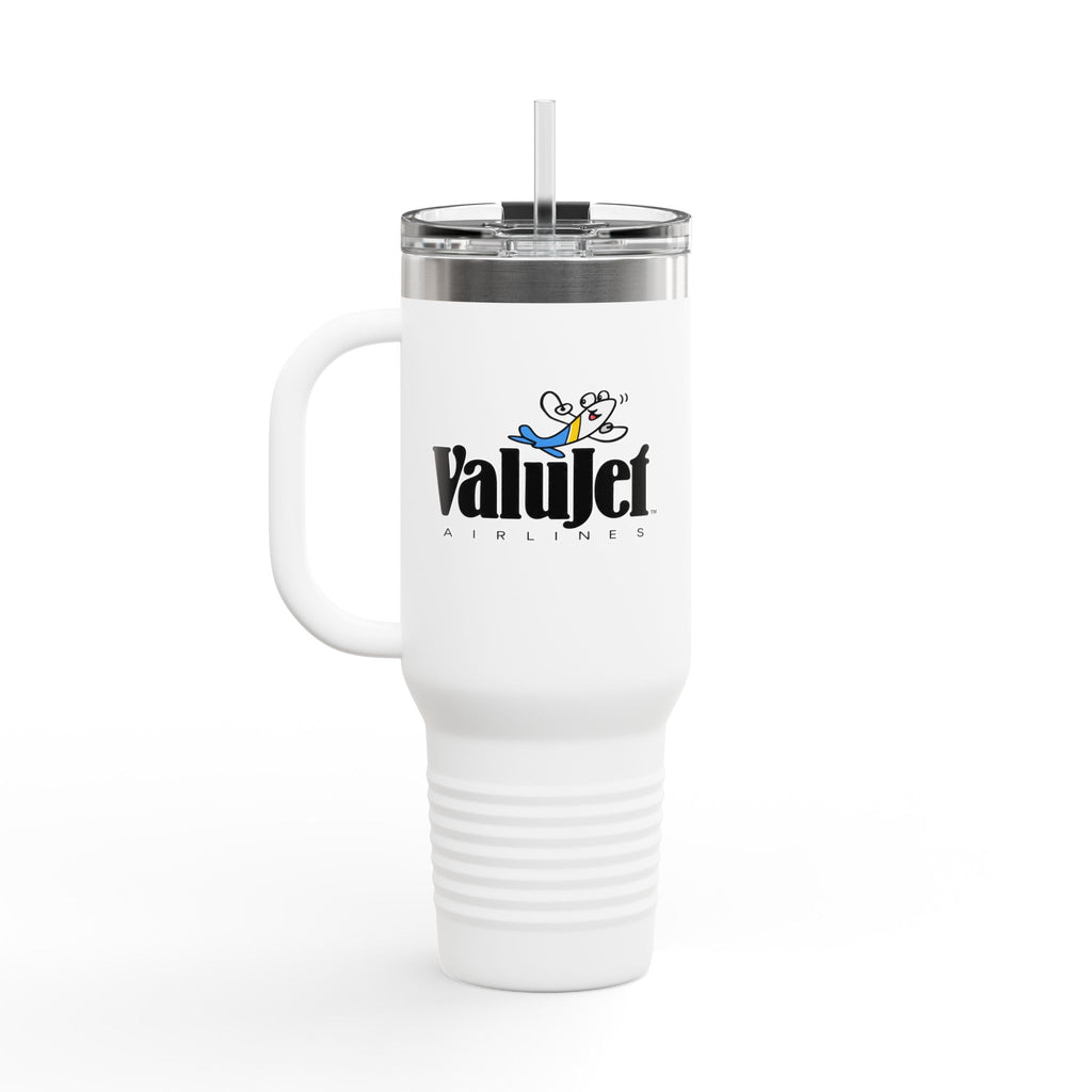ValuJet Airlines 40oz Insulated Travel Mug Stainless Tumbler