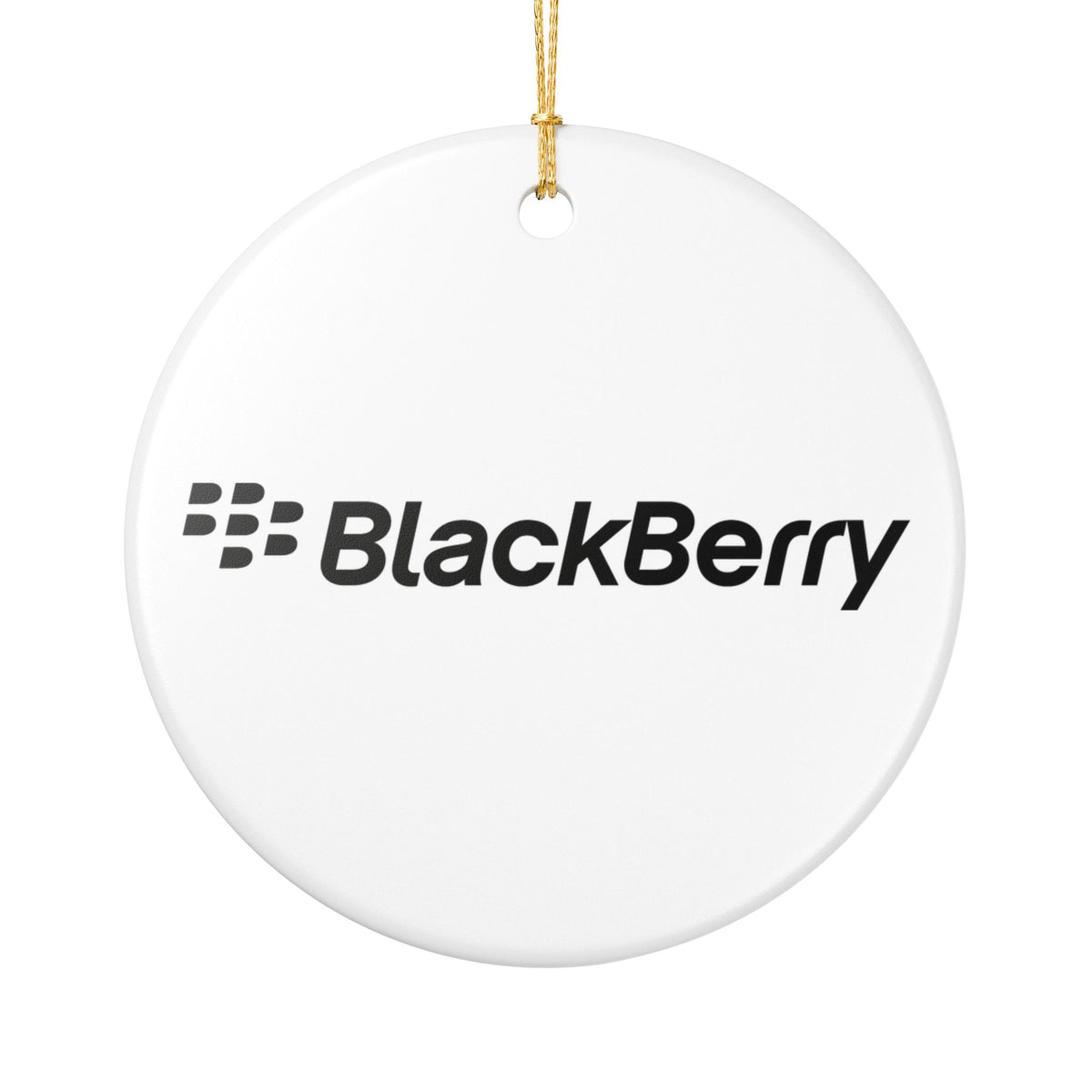 BlackBerry Ceramic Ornament