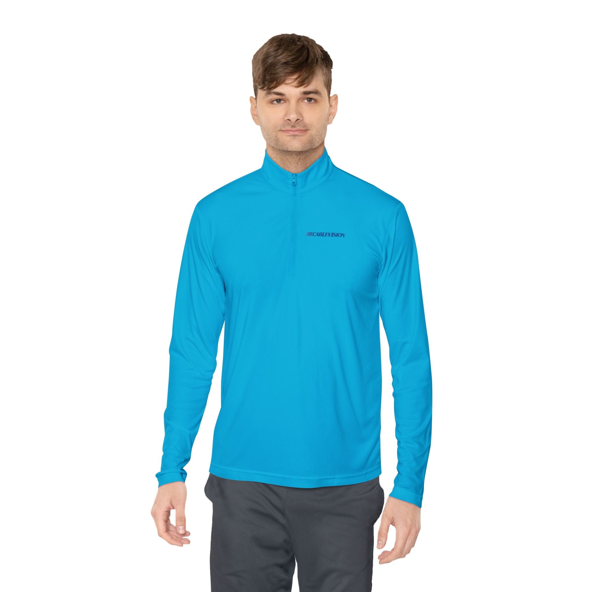Cablevision Unisex Quarter Zip Pullover